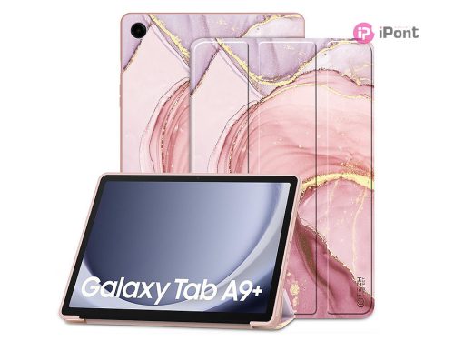 Samsung X210/X215/X216 Galaxy Tab A9+ 11.0 tablet tok (Smart Case) on/off       funkcióval - Tech-Protect - marble (ECO csomagolás)