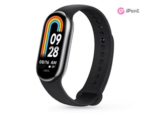 Tech-Protect IconBand - Xiaomi Smart Band 8/9/NFC szilikon szíj - fekete