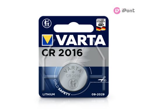 Varta CR2016 lithium gombelem - 3V - 1 db/csomag