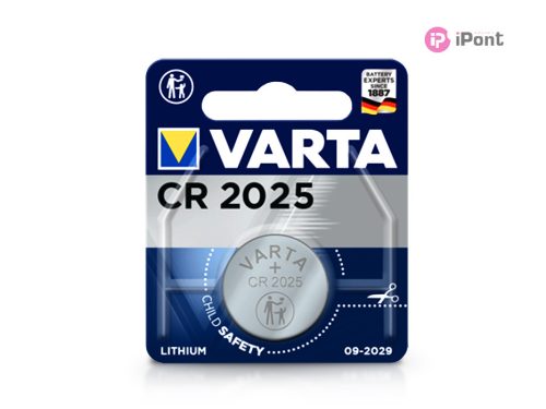 Varta CR2025 lithium gombelem - 3V - 1 db/csomag