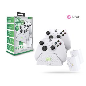   Venom VS2871 Xbox Series S/X&One fehér dupla töltőállomás+ 2db akkumulátor