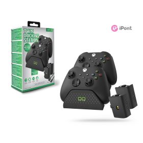   Venom VS2881 Xbox Series S/X&One fekete dupla töltőállomás + 2 db akkumulátor