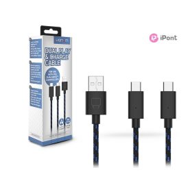   Venom VS5002 Dual Play&Charge 3 méter Type-C -USB töltőkábel